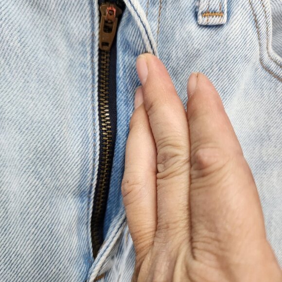 Madewell Shorts Womens 28 Light Wash Stretch High Rise Relaxed Denim Jean *GUC* - Picture 2 of 13